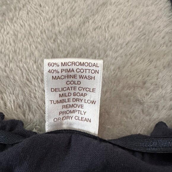 Peruvian Connection Navy Blue Cotton Modal Dress SMALL - Picture 7 of 7